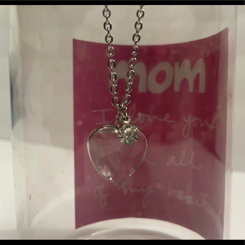 Sandra Magsamen Message In Bottle Mom I Love You With All Of My Heart Necklace